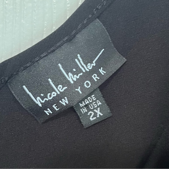 Nicole Miller size 2X women’s black harem jumper - Picture 3 of 11